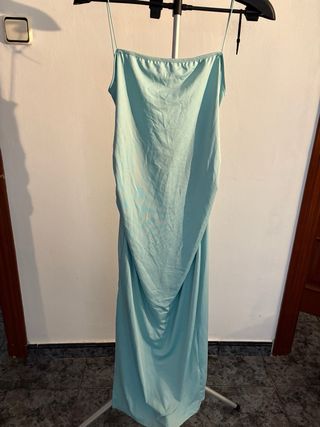 Vestido largo turquesa - Talla L