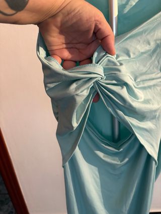 Vestido largo turquesa - Talla L