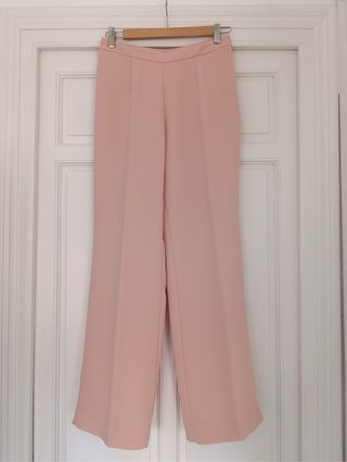 Pantalón pinza rosa