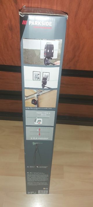 Nivel Láser Parkside 4 líneas cruzadas 360 grados 