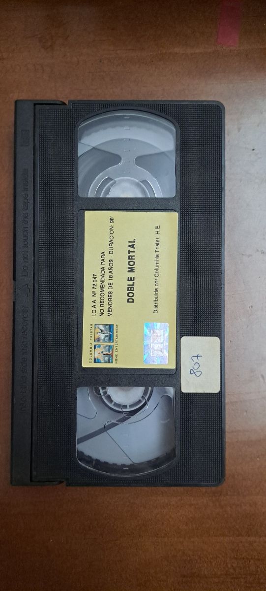 VHS Doble Mortal - Acción y Thriller