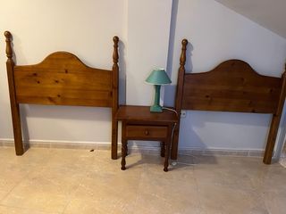 Cabeceros madera camas 90cm - 2uds