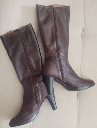Botas Wonders Marrón Piel - 40
