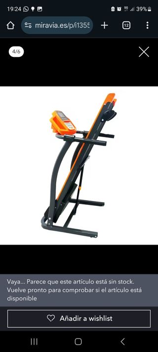 Cinta de correr eléctrica trebol advance plus