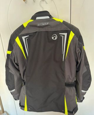 Chaqueta moto Büse negra/amarilla