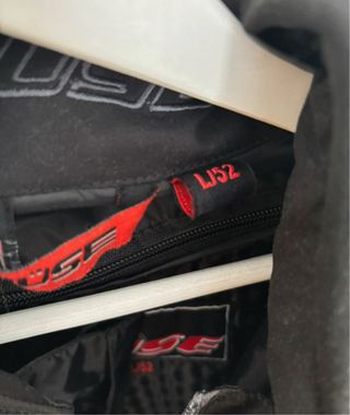 Chaqueta moto Büse negra/amarilla