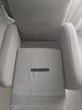 Sillón gris Salón.