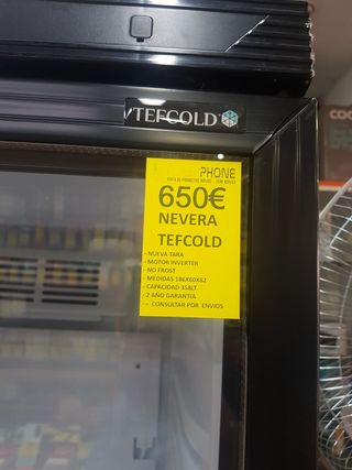 Nevera Tefcold - 599