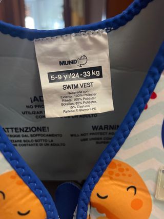 Chaleco Mundo Petit Infantil usado en dos ocasione