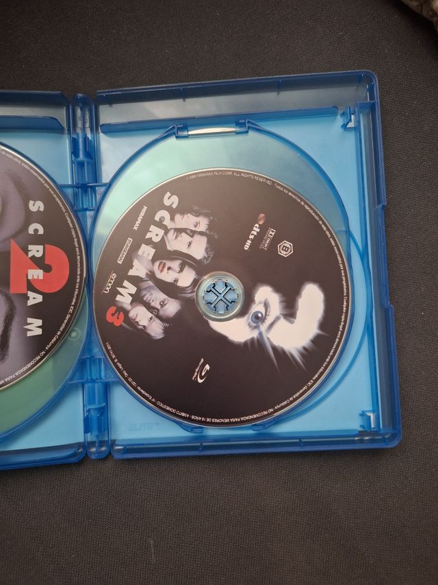 Pack Scream I-IV Blu-ray. Descatalogada. 