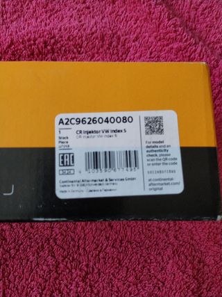 Inyector CR continental  VDO SEAT AUDI VW SKODA 