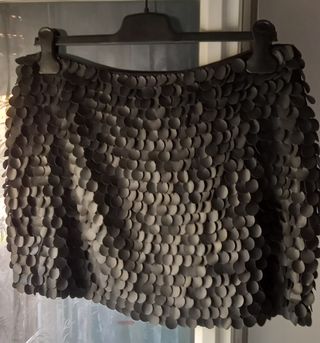 FALDA NEGRA CORTA POLIPIEL