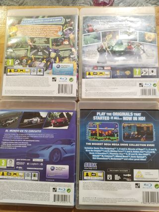 4 Juegos PS3: Gran Turismo 6, Lego Marvel, Modnati
