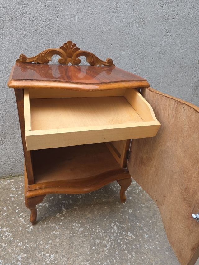 Mesita noche madera | Retro