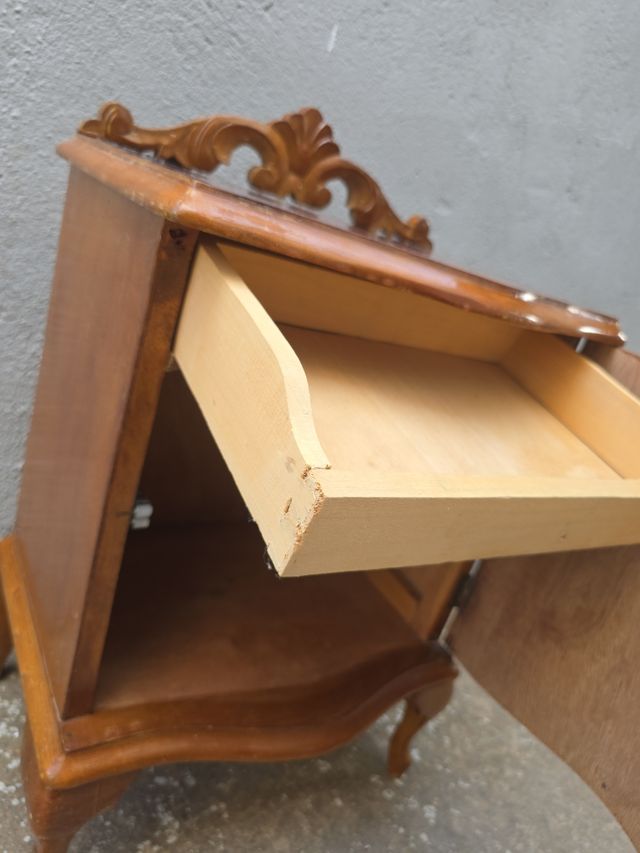 Mesita noche madera | Retro