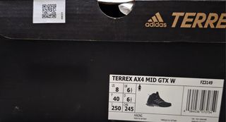 Adidas Terrex AX4 MID GTX - grises