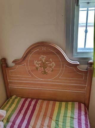 Cabecero cama de madera