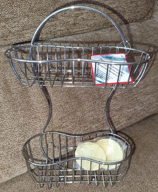 Estantería ducha Miomare - 2 cestas