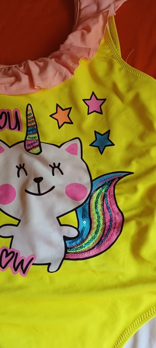 Bañador niña unicornio - talla 7-8.como nuevo7