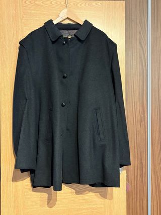 Abrigo paño Walkloden 4XL negro