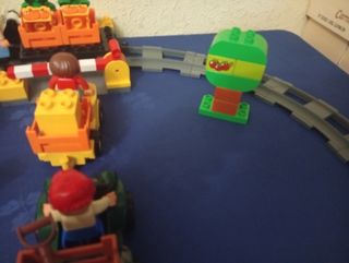 Lote de Lego Duplo Tren Granja (10810, 10819,5645)