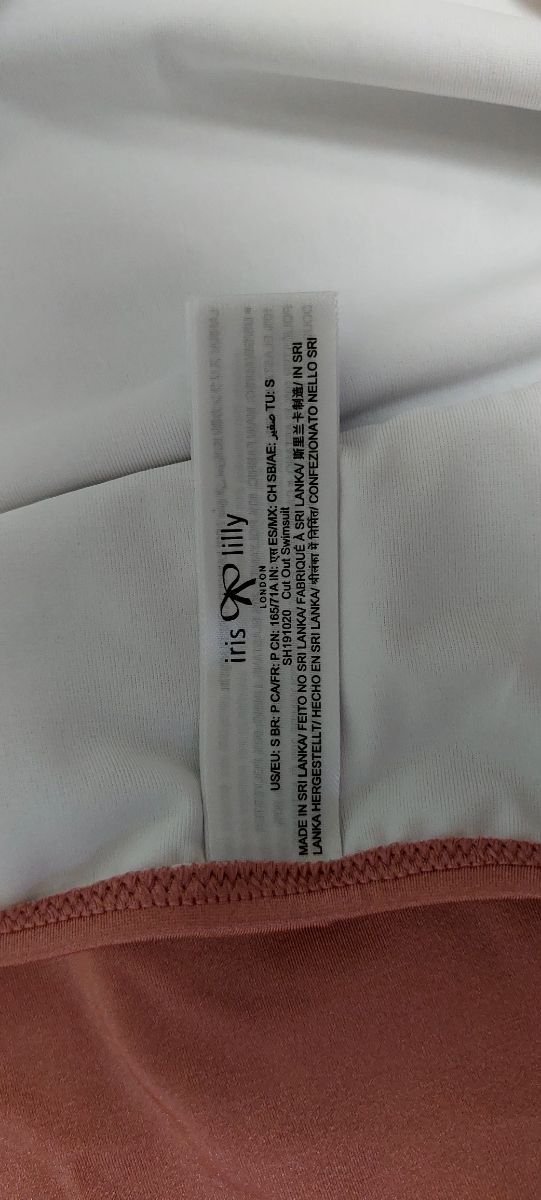 Costume intero monospalla rosa antico