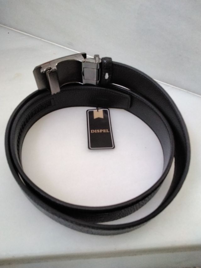 Cinturón cocodrilo - Piel negra