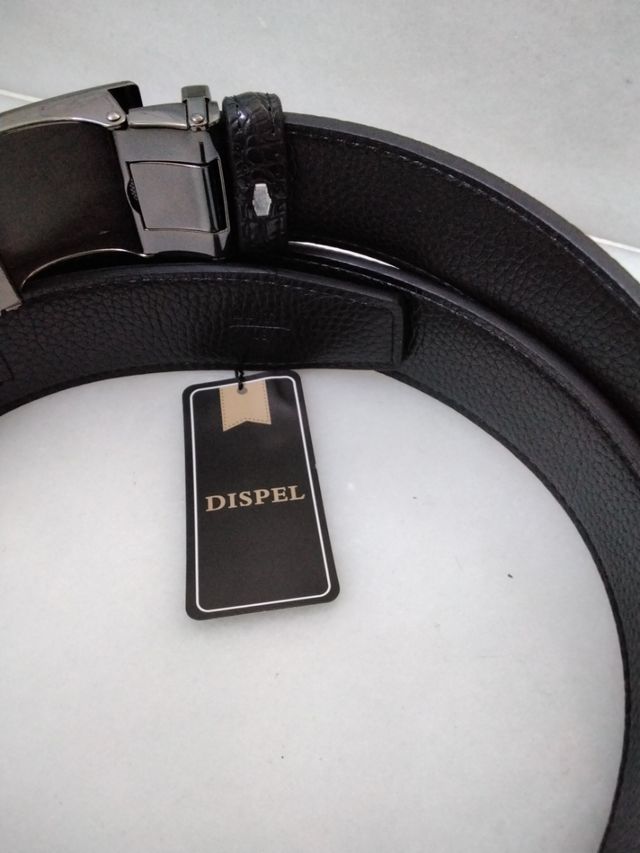 Cinturón cocodrilo - Piel negra