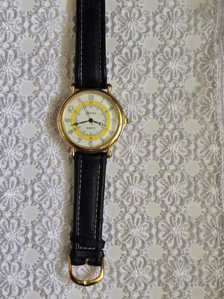 Orologio Kronos vintage giallo