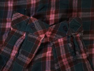 Camisa/ vestido cuadros azul y rosa