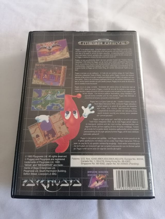 Puggsy Sega Mega Drive Sin Manual