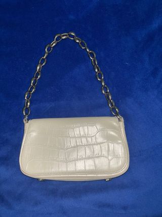 Bolso bandolera Zara beige