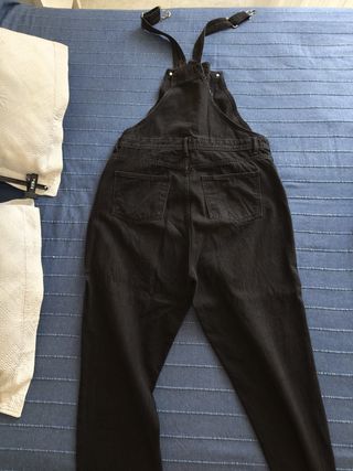 Peto vaquero negro largo