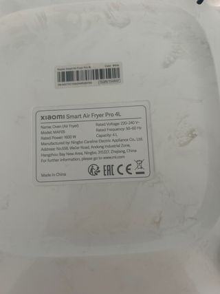 Freidora aire Xiaomi 4L - Nueva