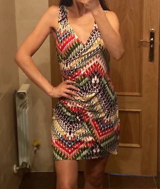 Vestido Soho multicolor talla S