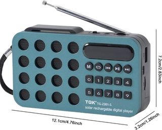Radio Digital TGK TG-2301S Nuevo azul