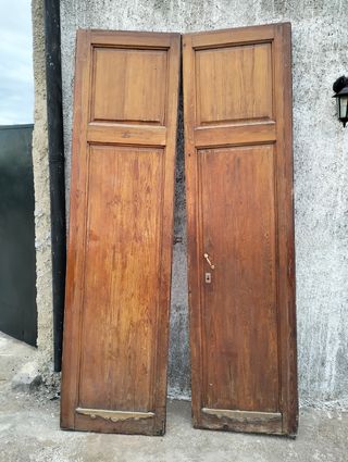 2 Puertas madera antiguas