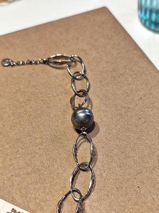 Pulsera Majorica plata 925 con perlas. Nueva