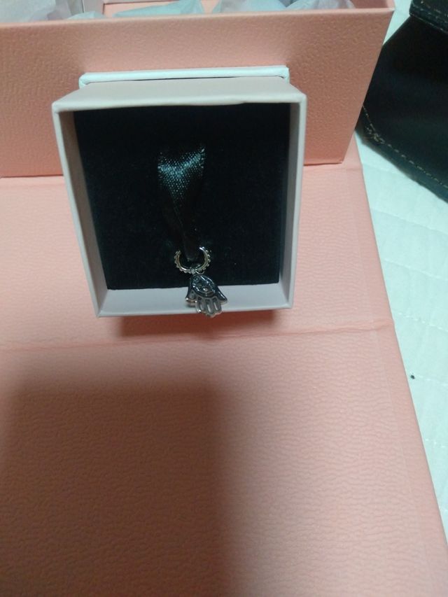 Charm Mano de Fátima plata