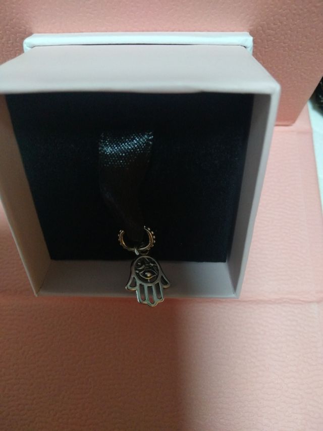 Charm Mano de Fátima plata