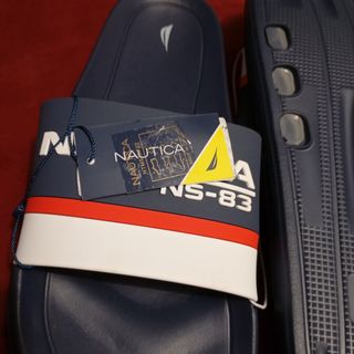 Ciabatte Nautica NS-83 blu/rosse tg.45