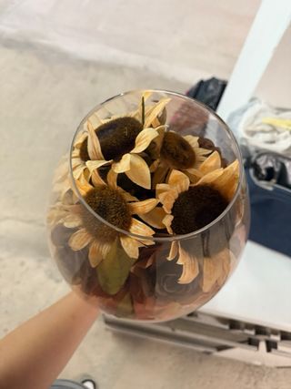 Vaso Decorativo con Fiori Secchi