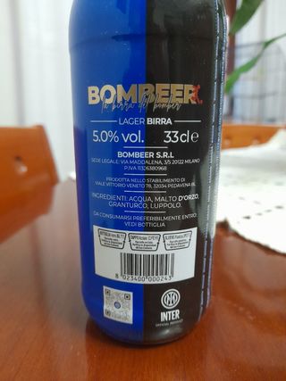 Bottiglia Inter - Bombbeer