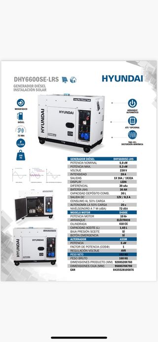 Generador Hyundai 7kW