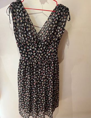 Vestido Zara estampado S