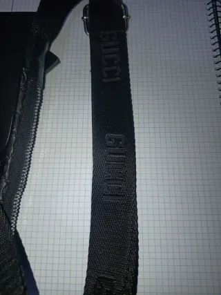 Bandolera Gucci negra y roja