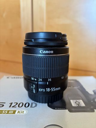 Canon EOS 1200D + 2 objetivos