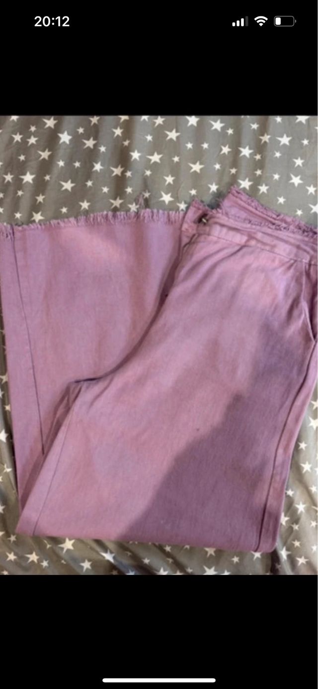 Pantalón Violeta - Pantalones Anchos