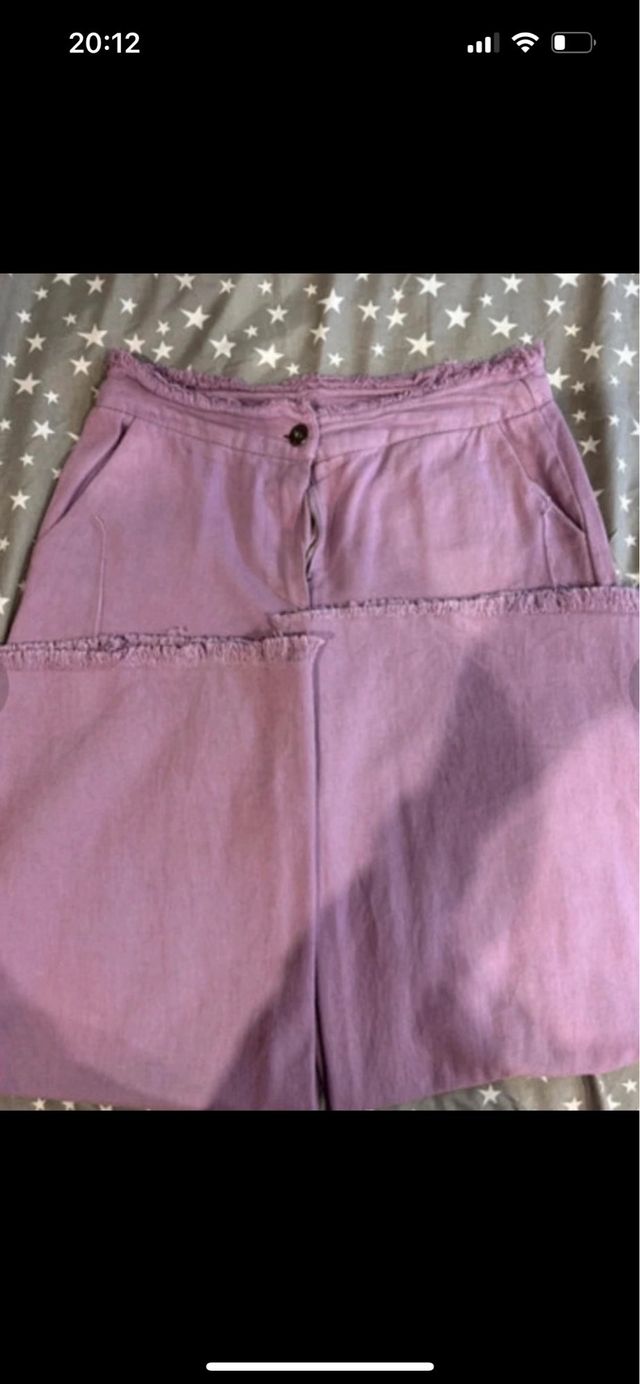 Pantalón Violeta - Pantalones Anchos