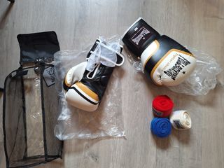 Guantes boxeo Fighter Choice + vendas Everlast